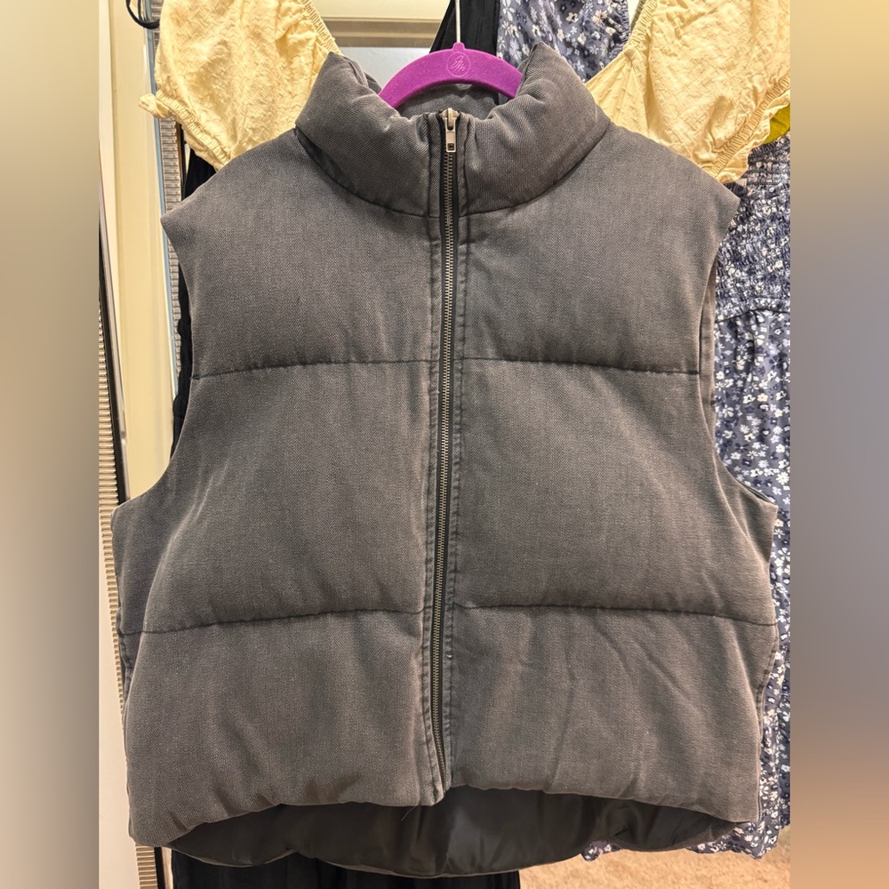 Grey Puffer Jacket